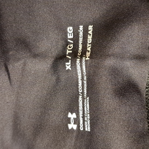 Under Armour black compression leggings size XL NEW - Picture 4 of 5